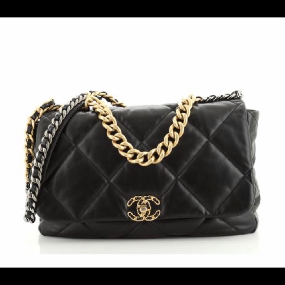 CHANEL lambskin medium “19 bag”